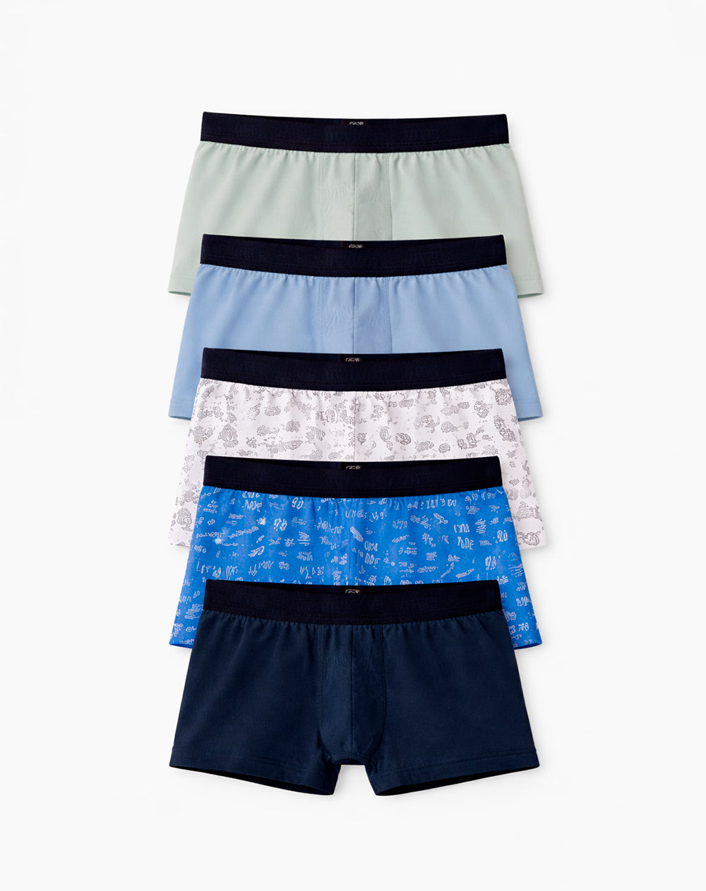 5 bóxers corto surtido