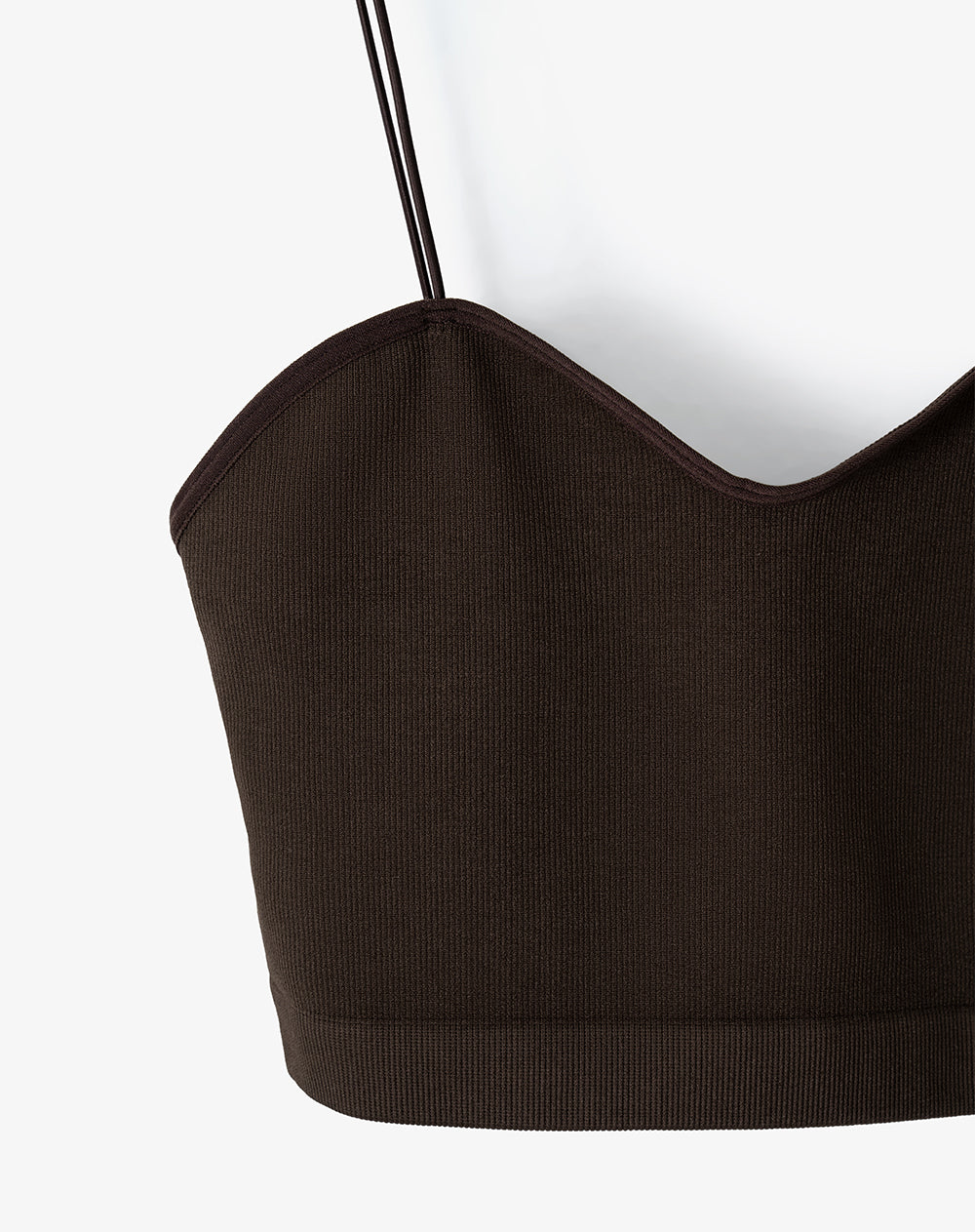 Camiseta ted tiras chocolate mujer