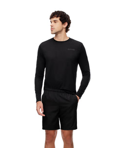 Pantaloneta deportiva secado rápido negra hombre