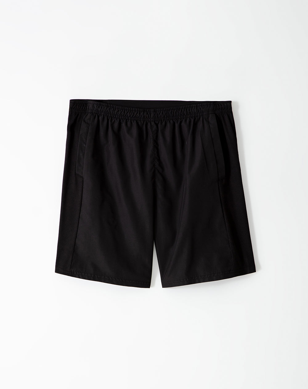 Pantaloneta deportiva secado rápido negra hombre