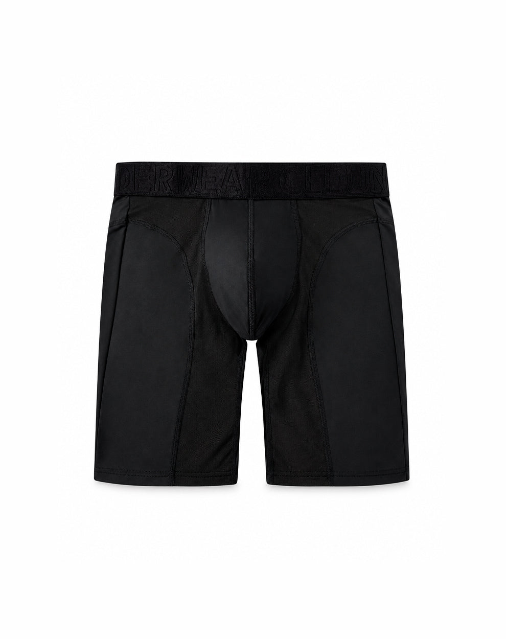 Bóxer deportivo largo control humedad negro hombre
