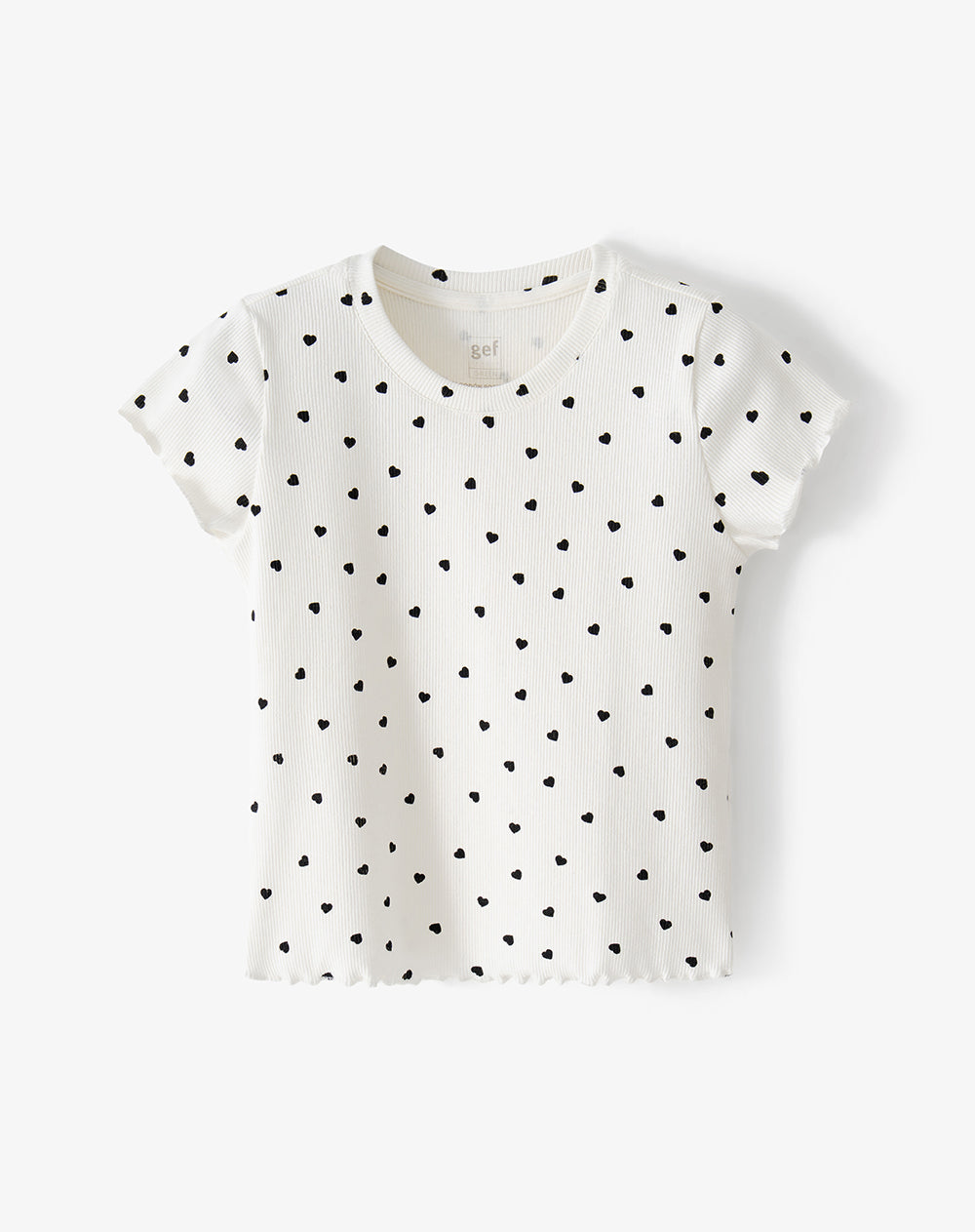 Camiseta slim manga corta blanca estampada