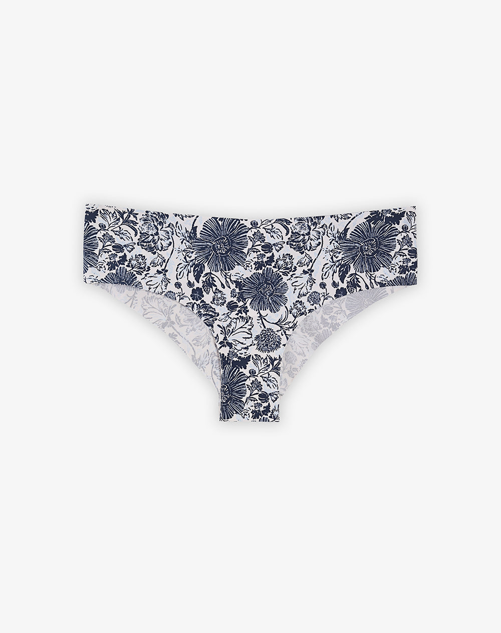 Panty cachetero tiro medio invisible estampado mujer