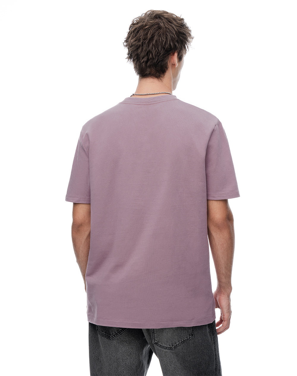 Camiseta regular manga corta palo de rosa