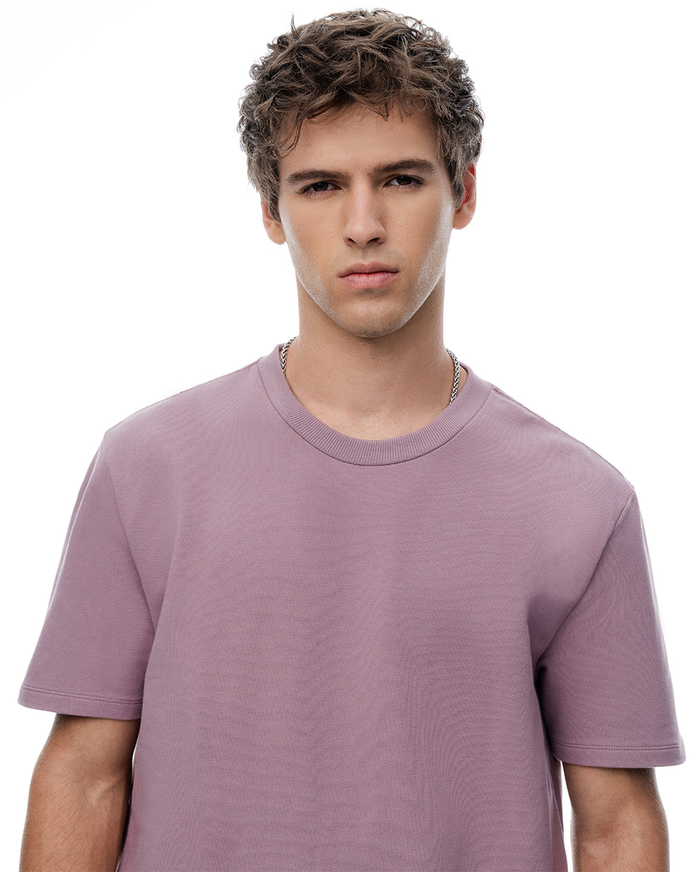 Camiseta regular manga corta palo de rosa