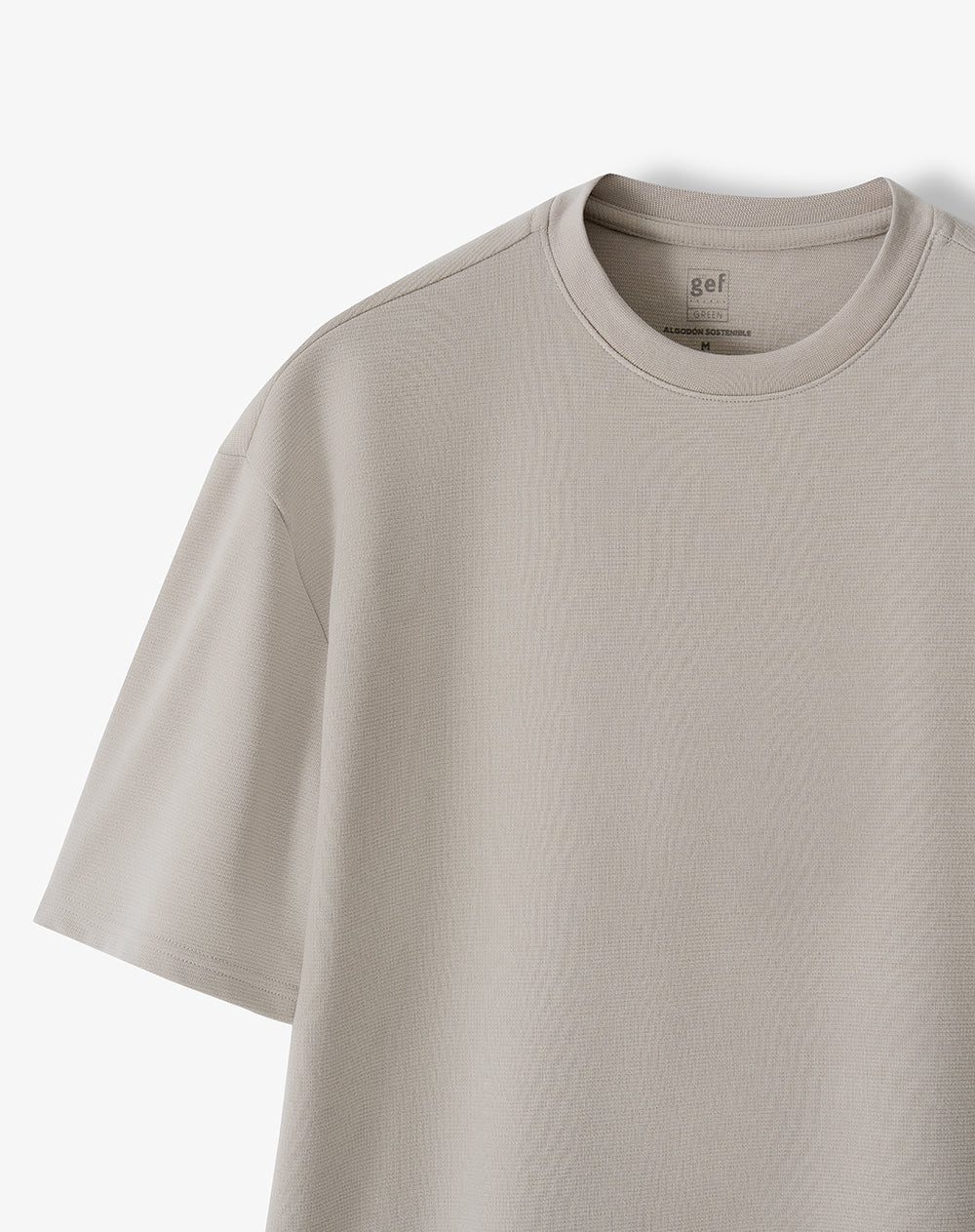 Camiseta regular fit manga corta habana
