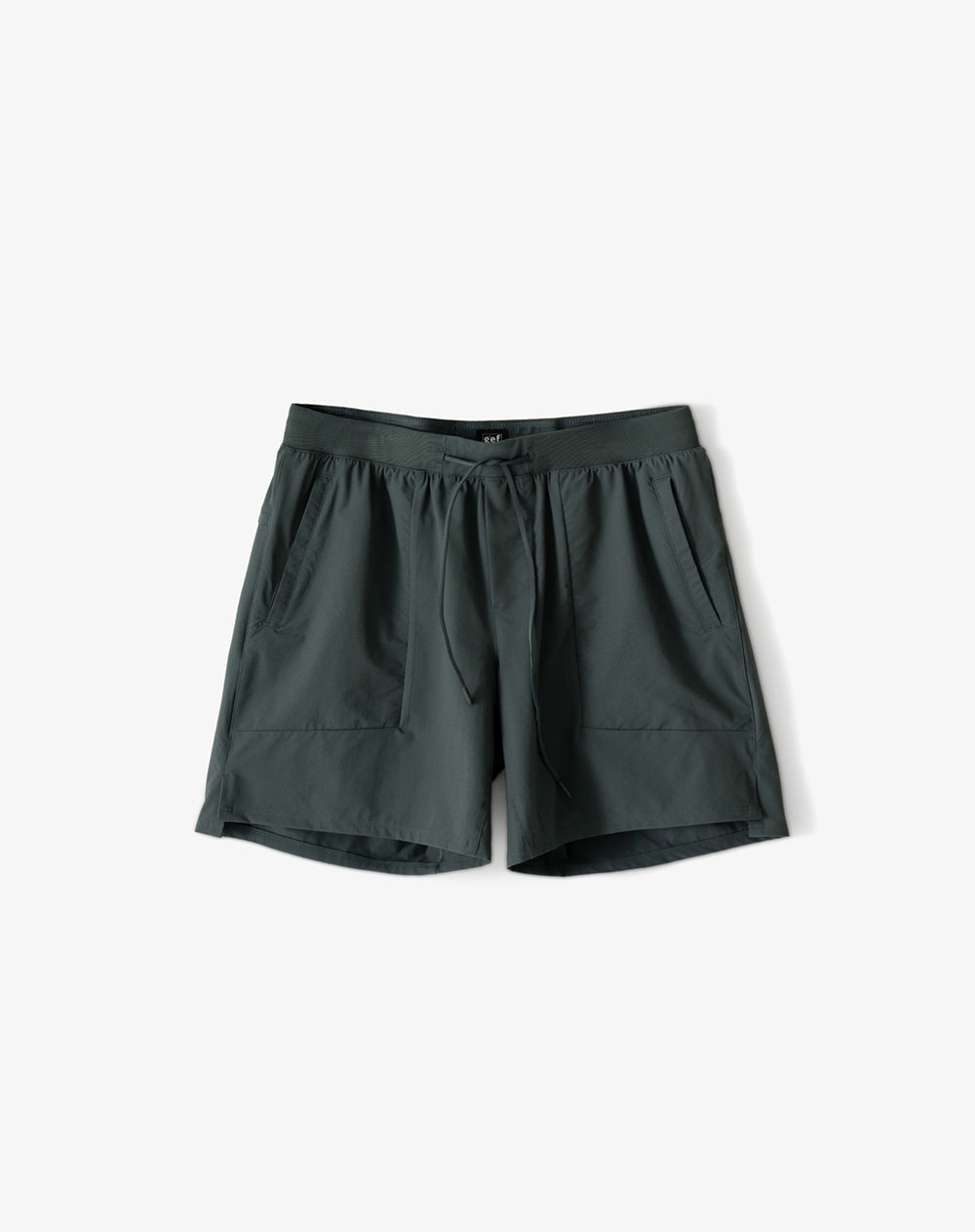 Pantaloneta deportiva verde hombre