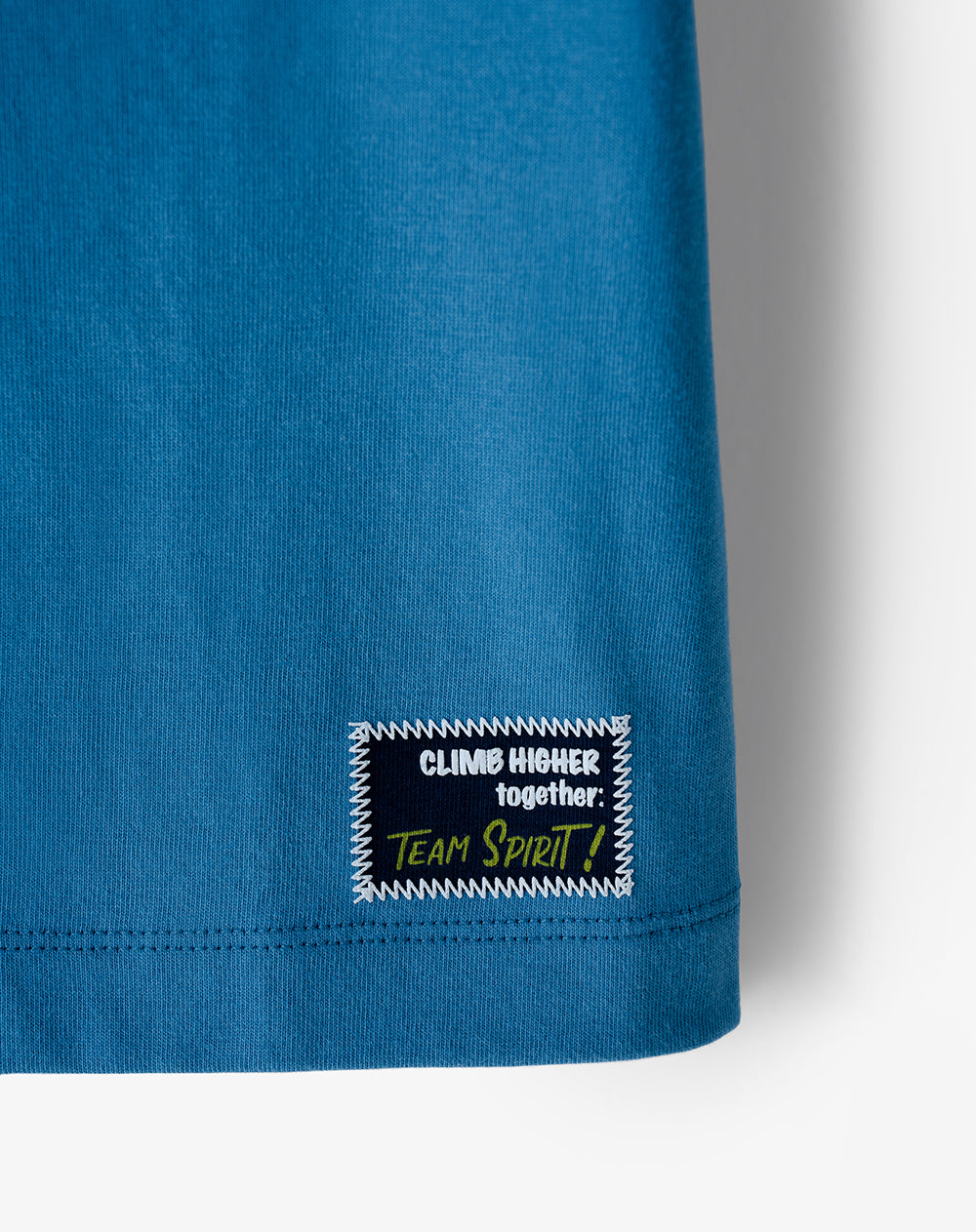 Conjunto pantalon corto camiseta azul