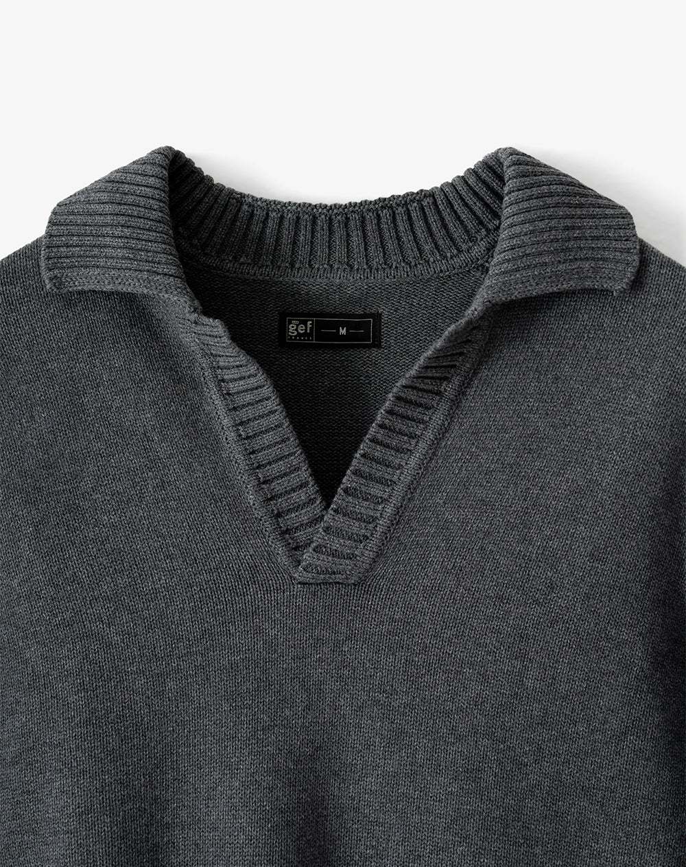 Buzo regular gris hombre