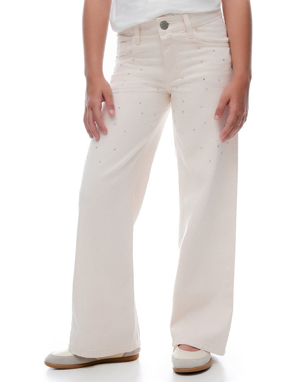Jean loose tiro medio crudo