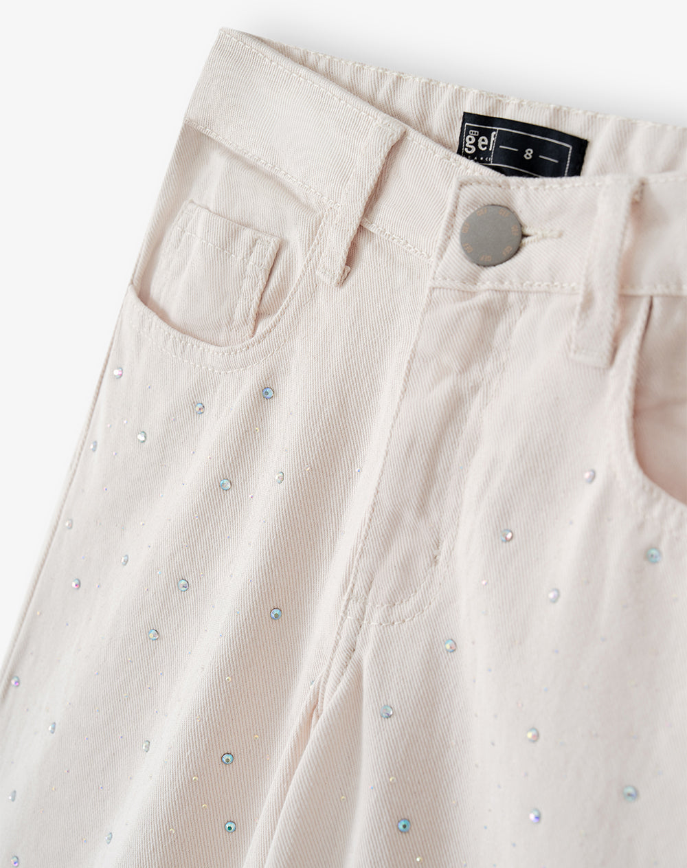 Jean loose tiro medio crudo