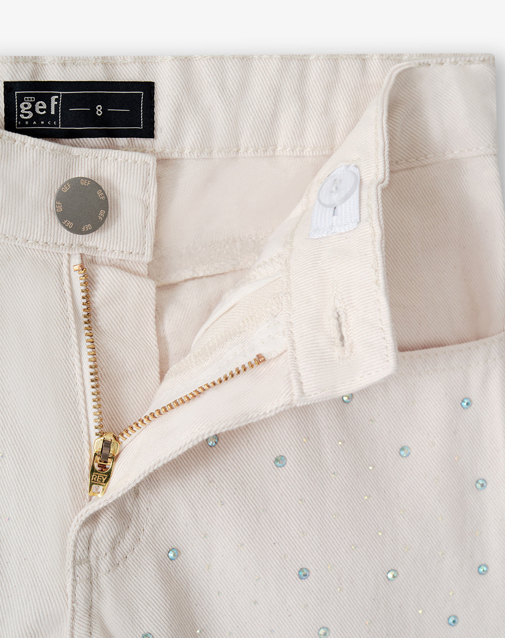 Jean loose tiro medio crudo