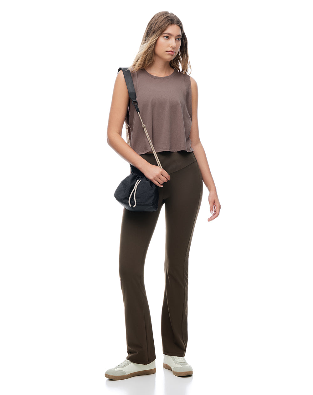 Camiseta relaxed café mujer