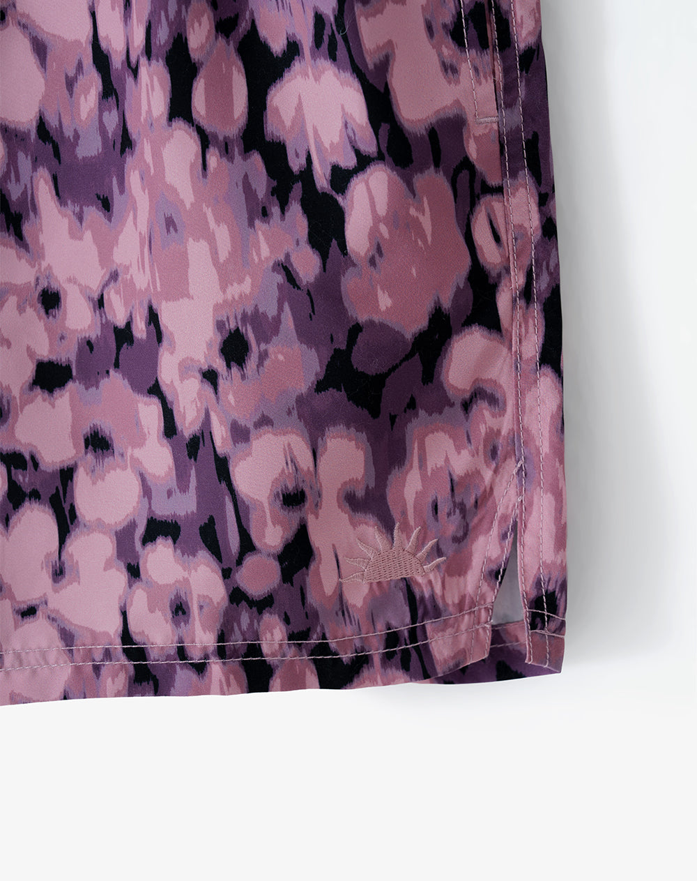 Pantaloneta rosado estampado hombre