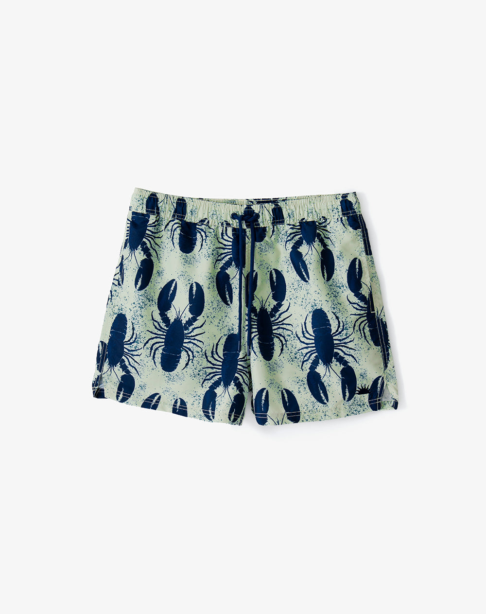 Pantaloneta verde estampado hombre