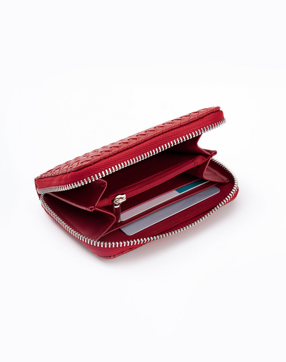 Billetera pequeña rojo mujer