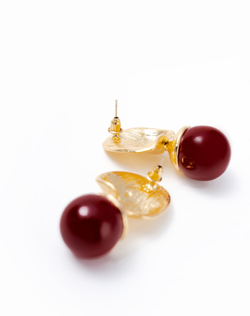 Arete dorado mujer