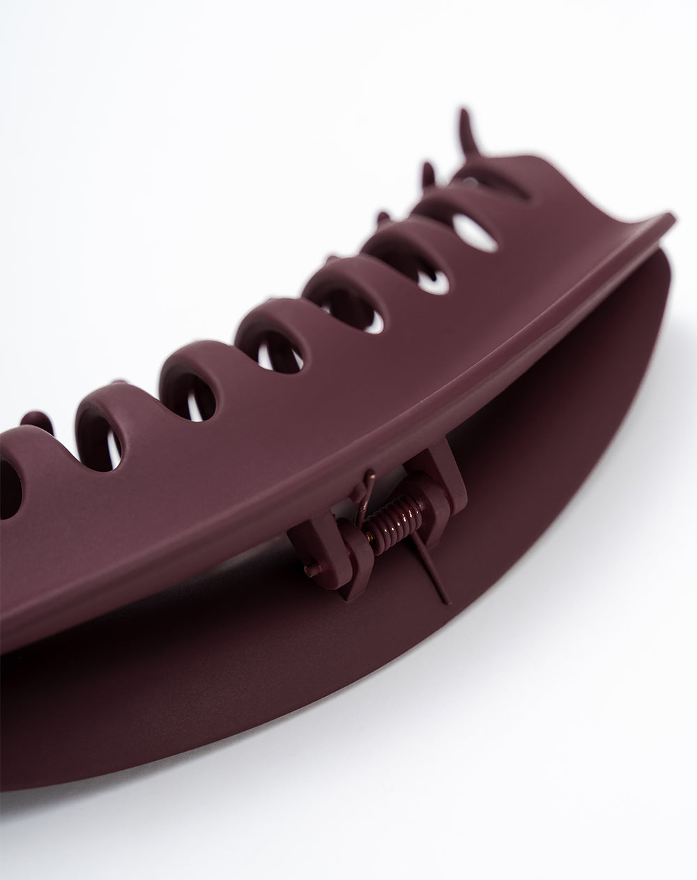 Accesorio de pelo vinotinto mujer