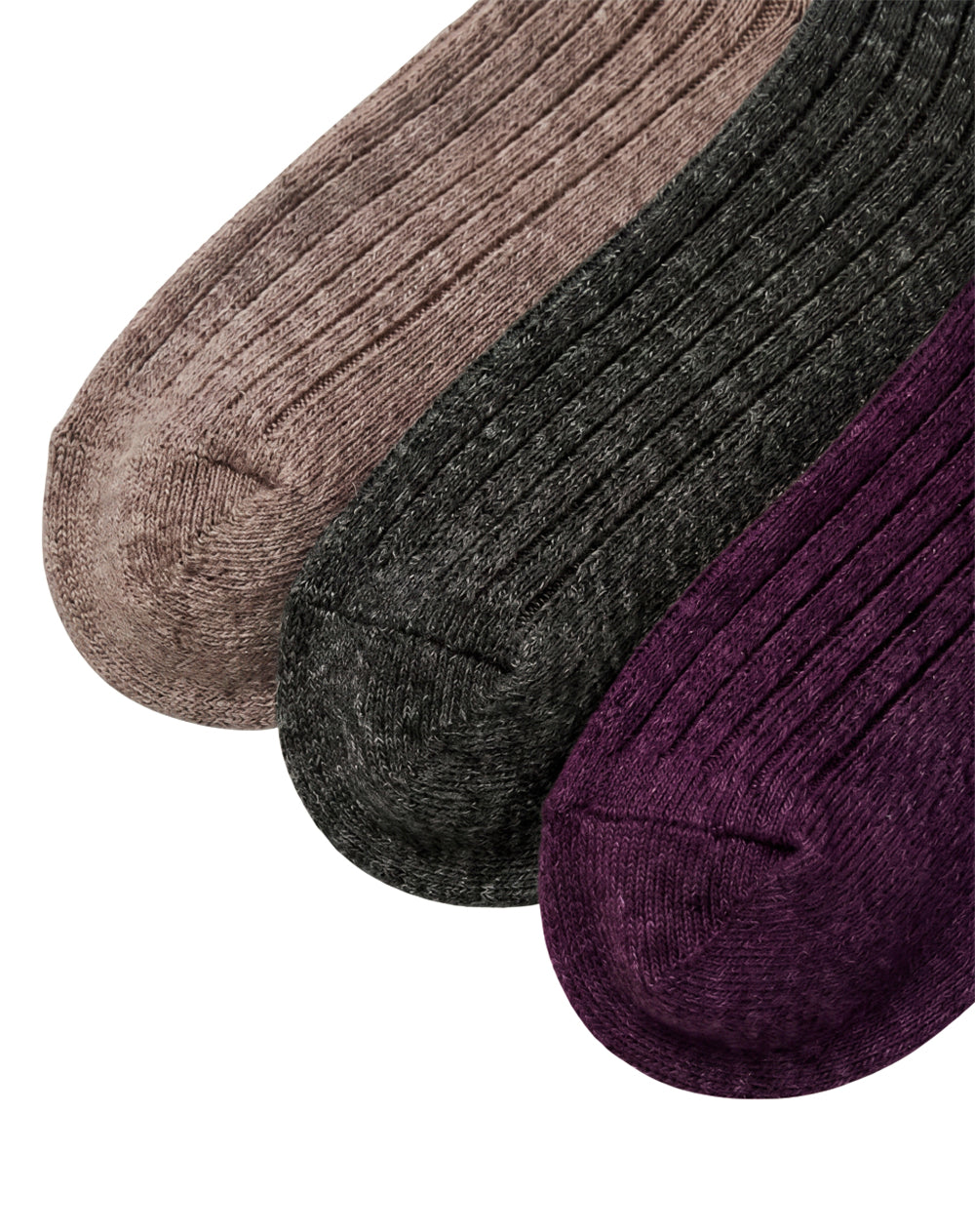 3 pares de medias largas surtido mujer