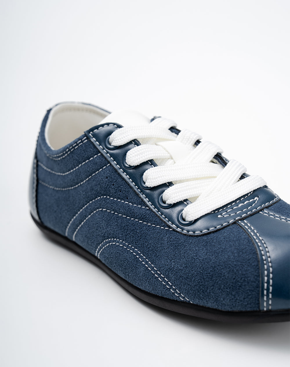 Zapatos loafer azul niño