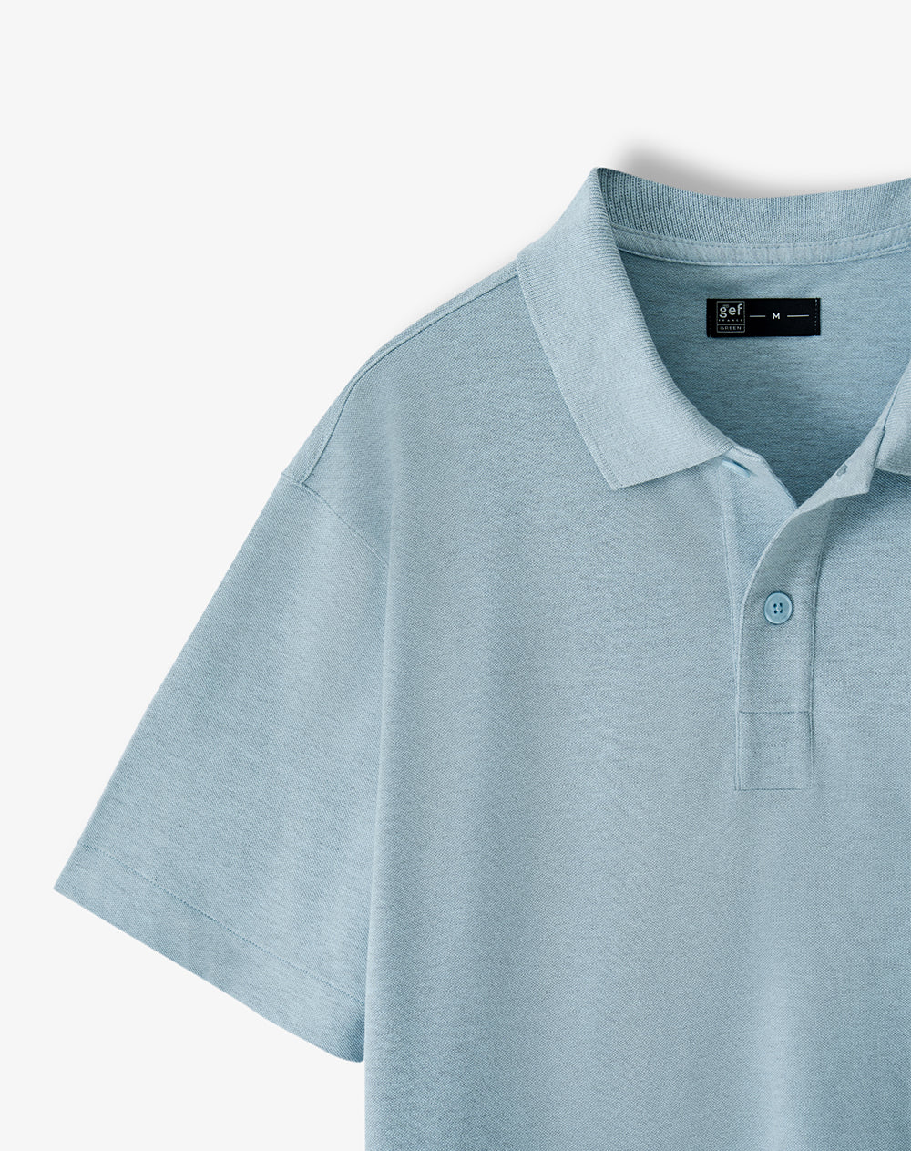 Polo regular azul ada hombre