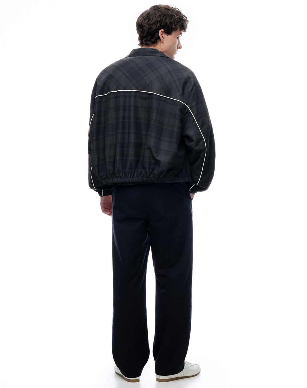 Pantalón regular azul hombre