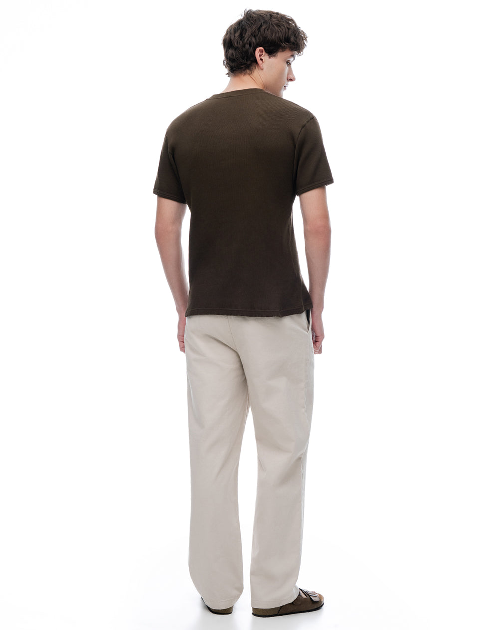 Pantalón regular vainilla hombre