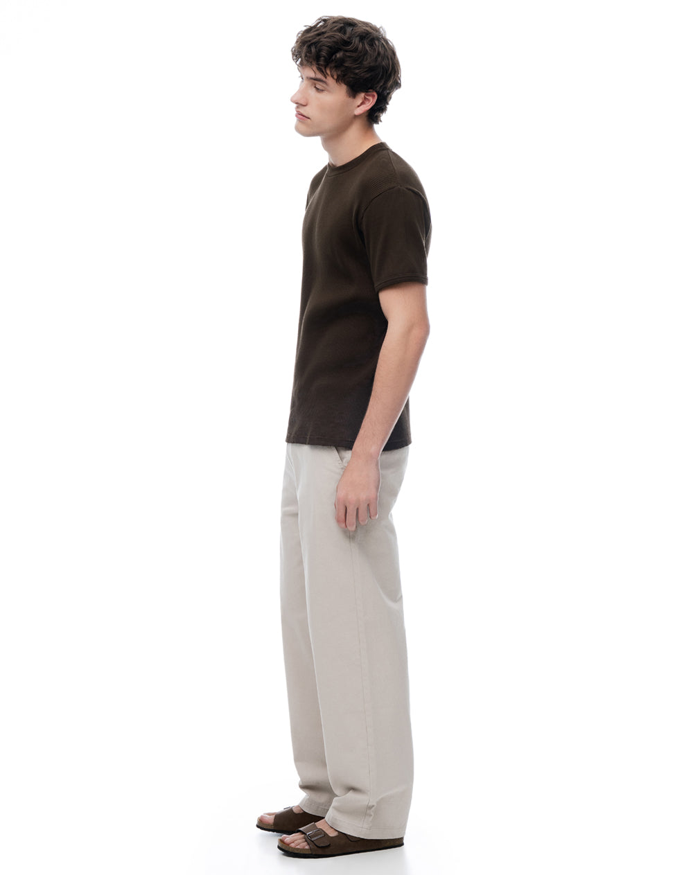 Pantalón regular vainilla hombre