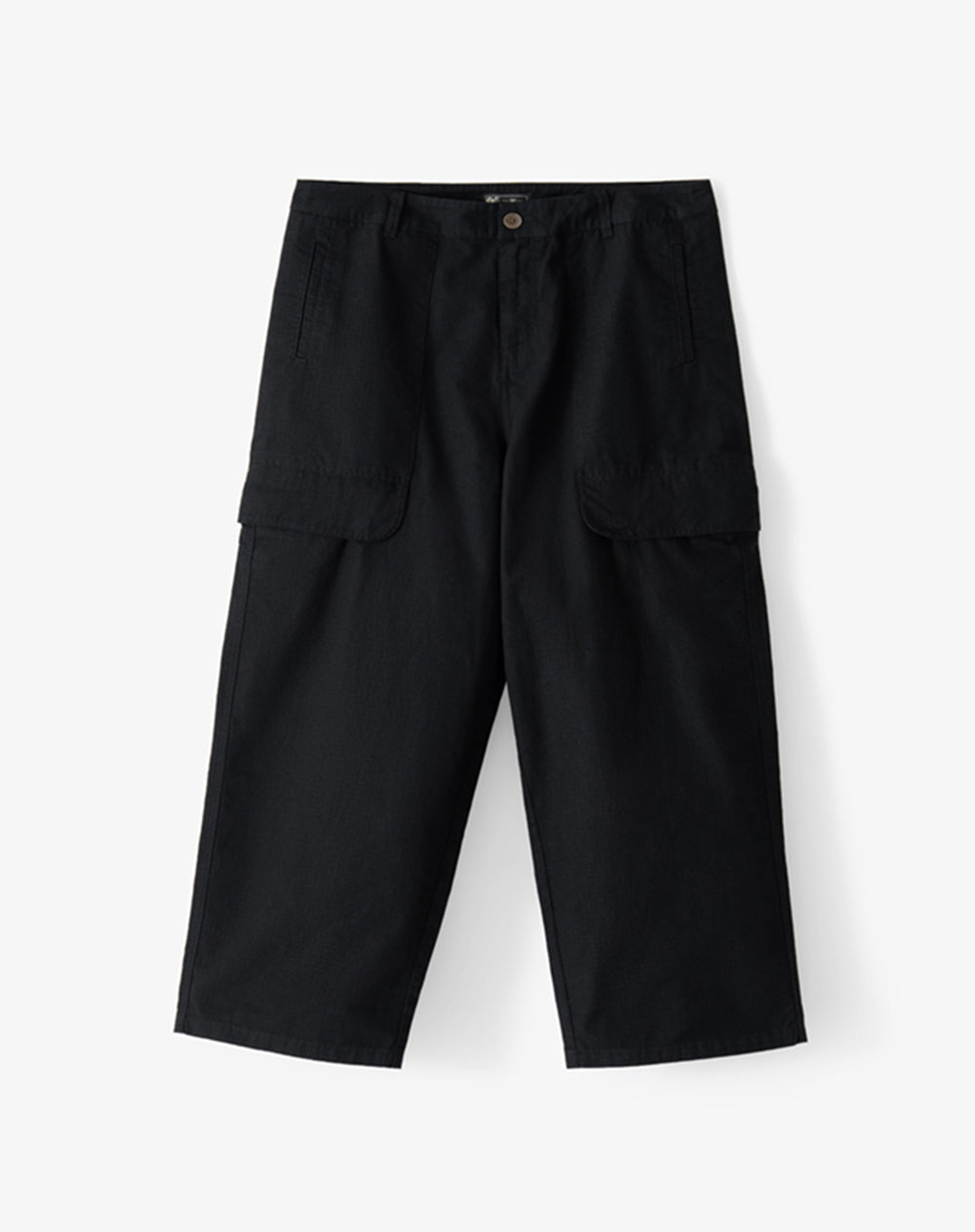 Pantalón regular negro hombre