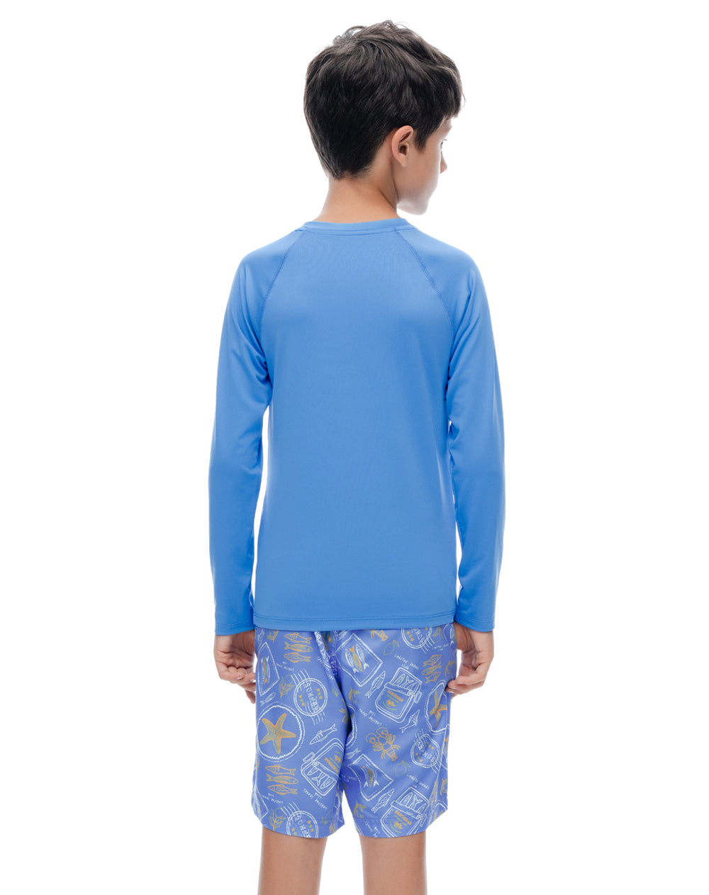 2 camisetas regular manga larga surtida niño