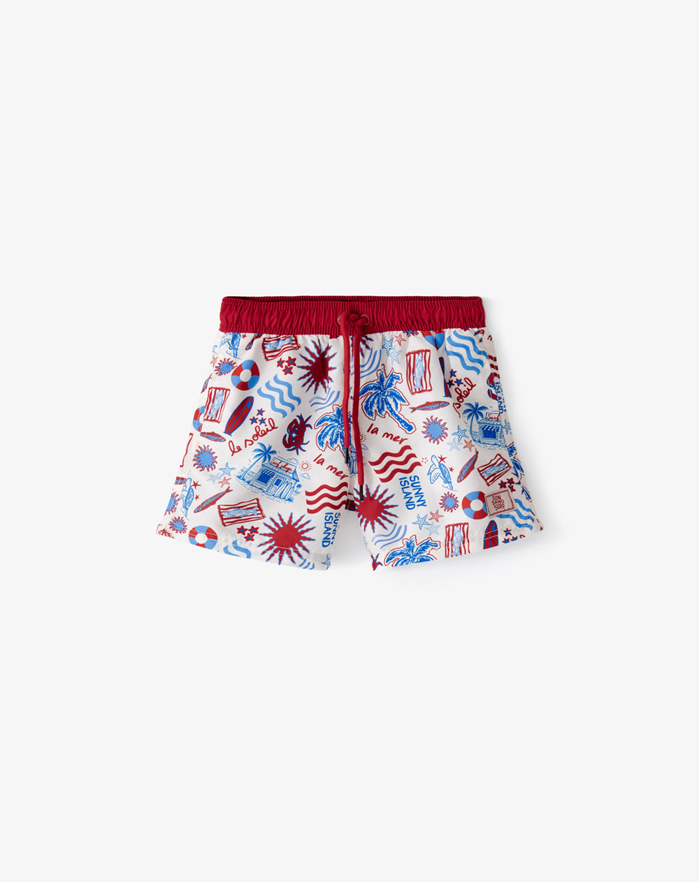 Short pantaloneta vainilla estampado niño
