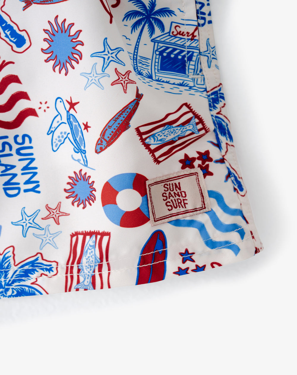 Short pantaloneta vainilla estampado niño
