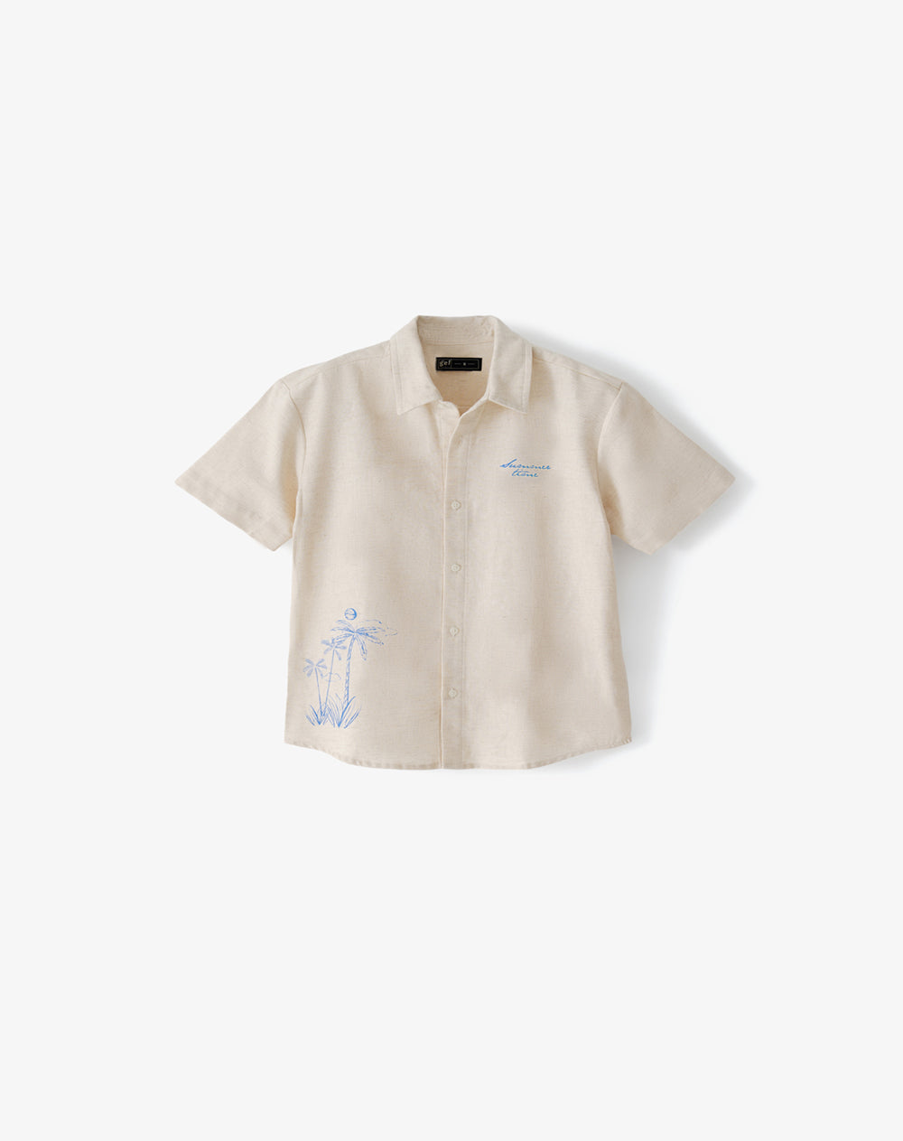 Camisa regular fit manga corta arena