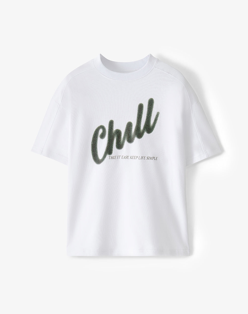 Camiseta regular manga corta blanca
