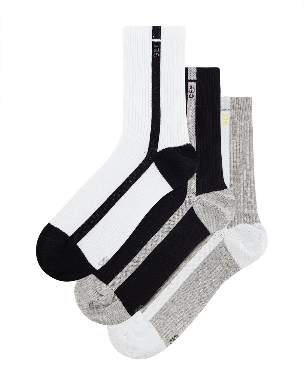 3 pares de medias cortas surtido hombre