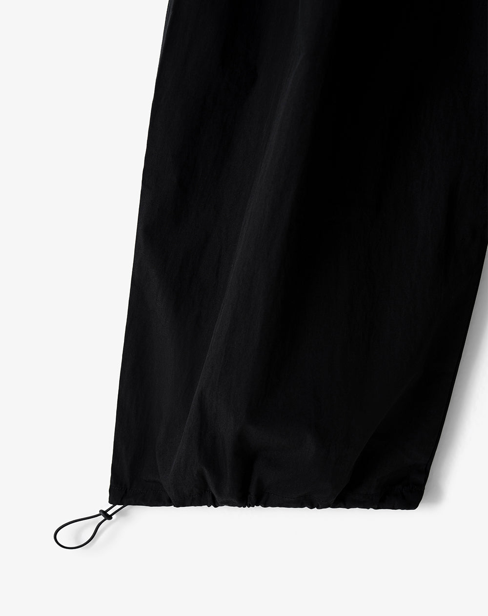 Pantalón baggy tiro medio negro mujer