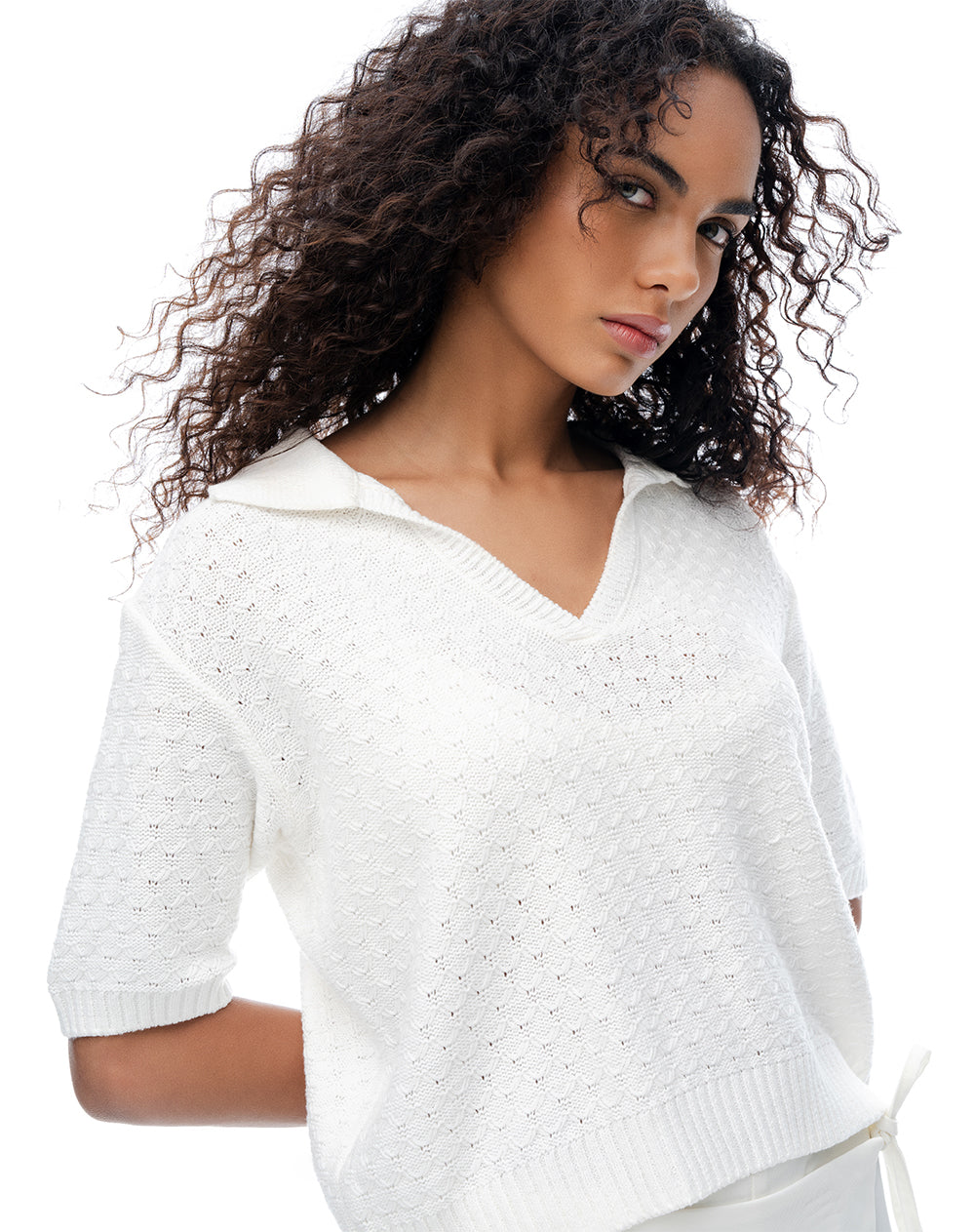 Polo ted vainilla mujer