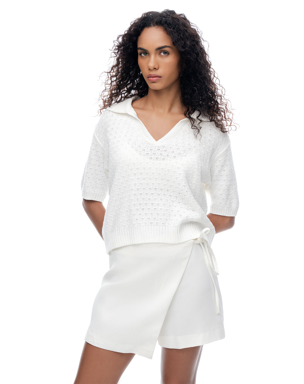 Polo ted vainilla mujer