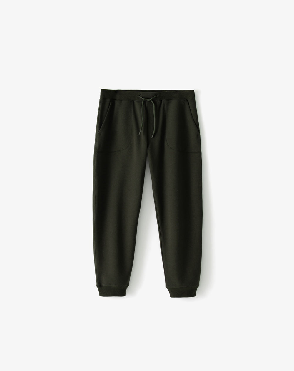 Jogger regular tiro medio verde hombre