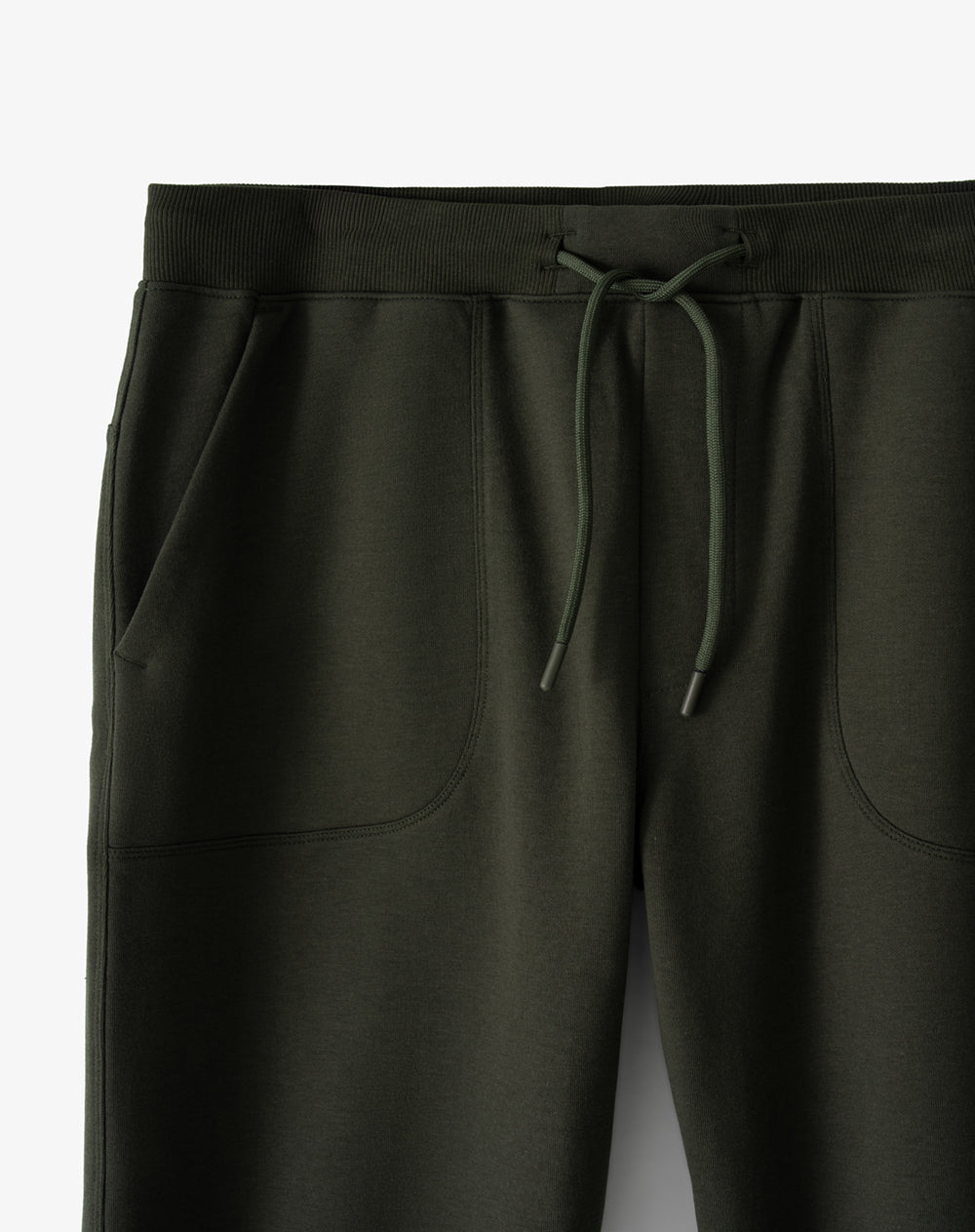 Jogger regular tiro medio verde hombre