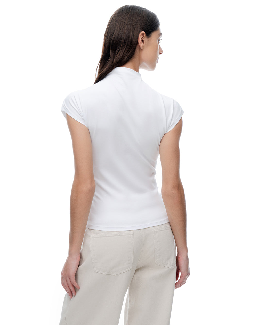 Camiseta ted manga corta blanca mujer