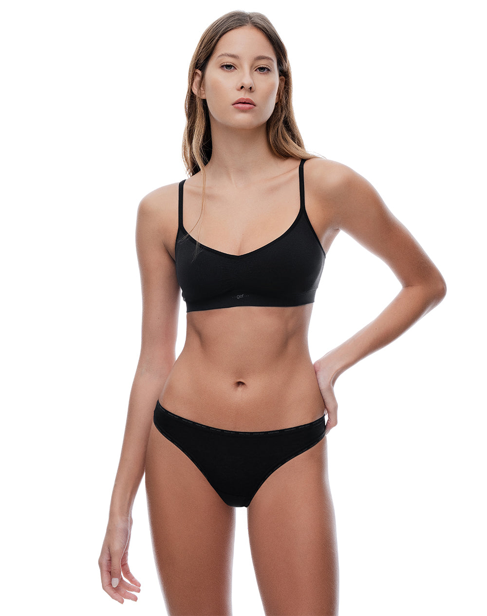3 pantys brasilero punto tiro medio surtido mujer