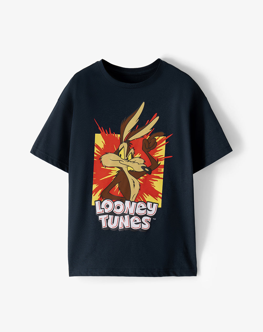 Camiseta regular manga corta azul