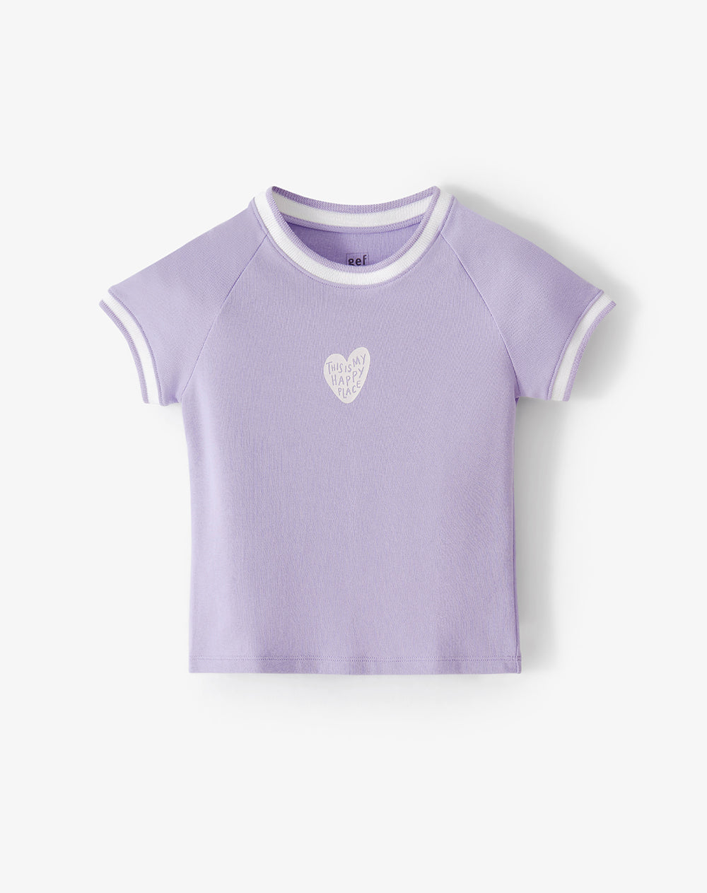 Camiseta ted manga 3/4 lila