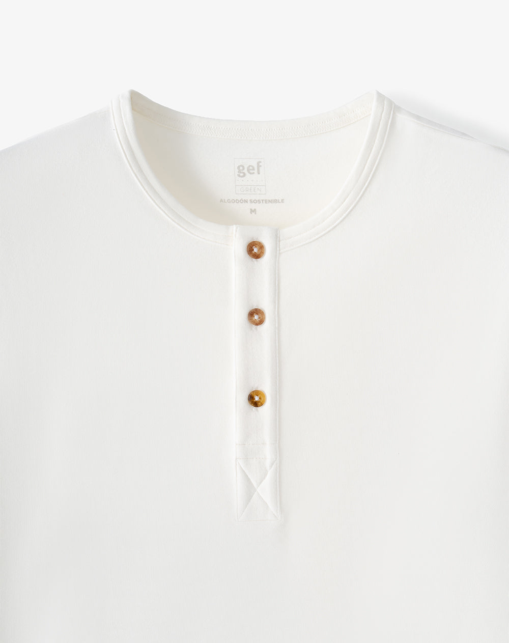 Camiseta regular manga corta blanca hombre
