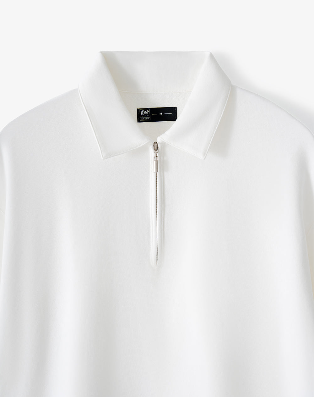 Polo regular blanca hombre