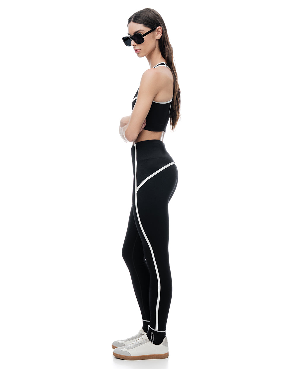 Legging tiro alto negro