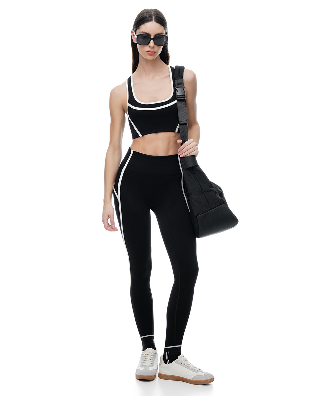 Legging tiro alto negro