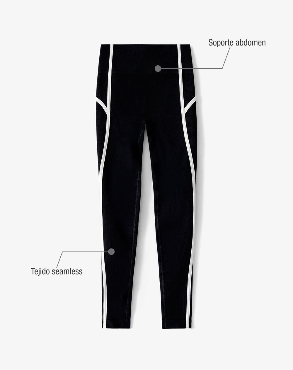Legging tiro alto negro