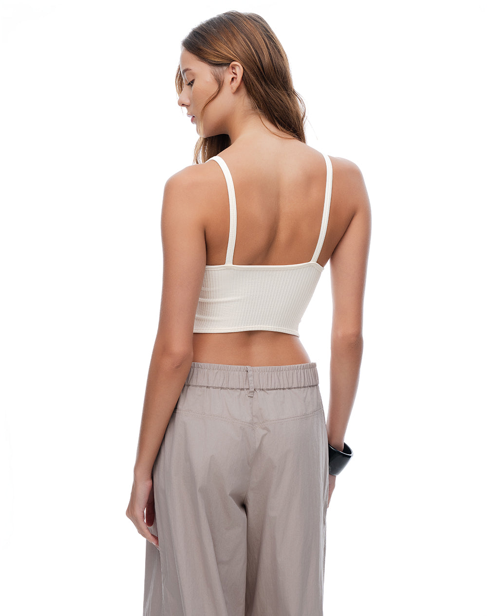 Camiseta cropped blanca